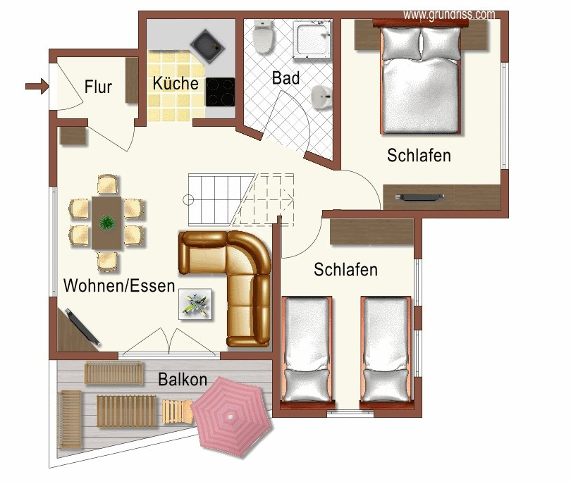 Grundriss unten Grundriss unten