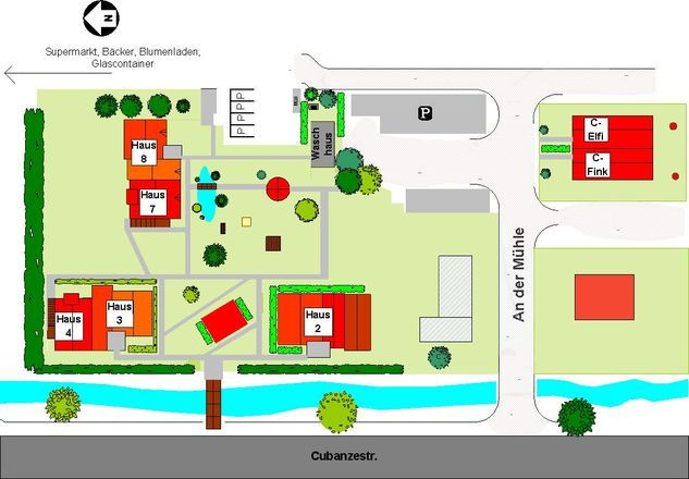 Lageplan Wohnpark an der Mühle