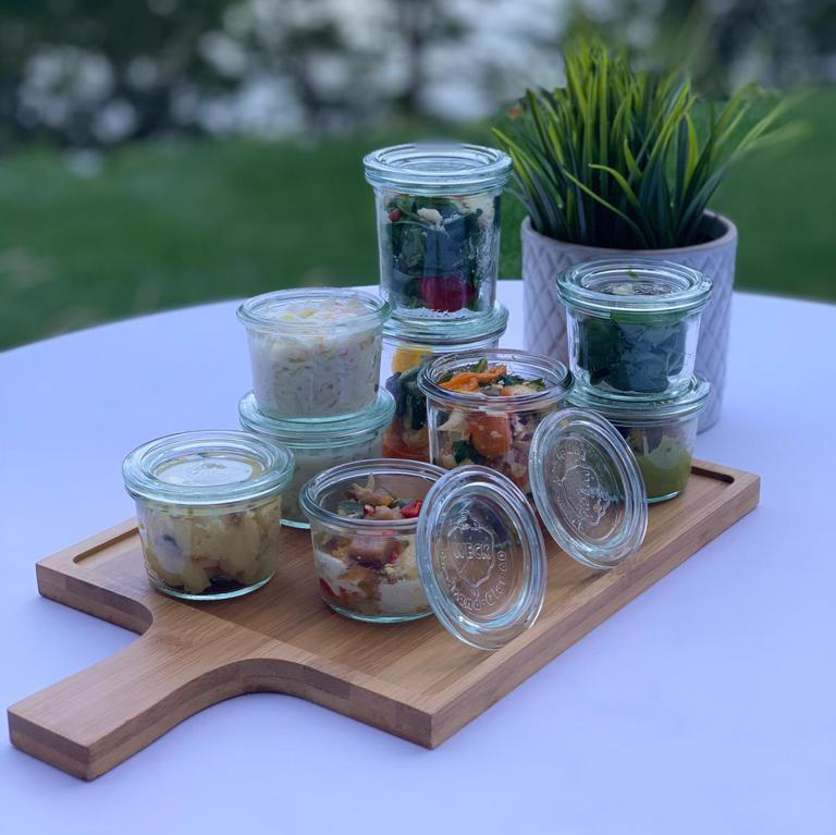 Fingerfood im Weckglas