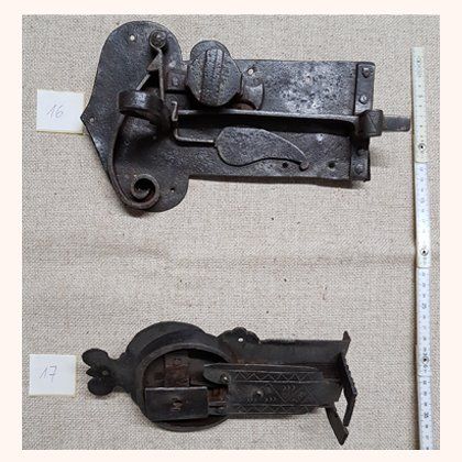Locks antique - No. 16 + 17