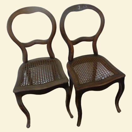 2 chairs Viennese Baroque