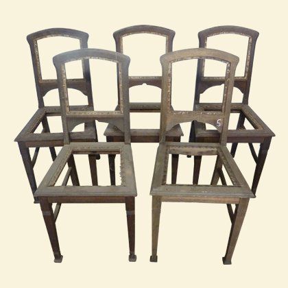 5 chairs oak