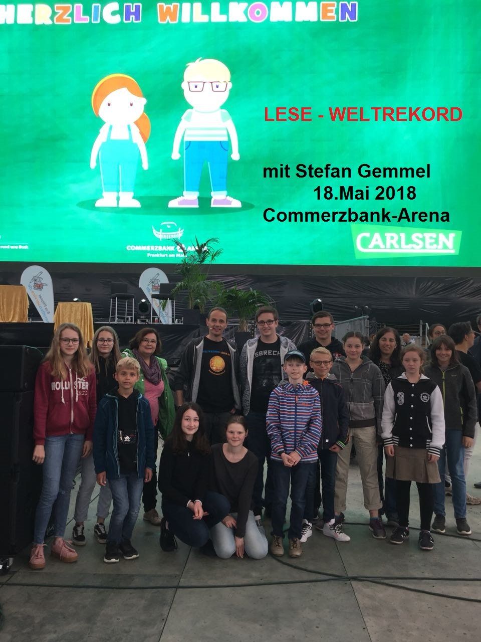 Leseweltrekord mit Stefan Gemmel