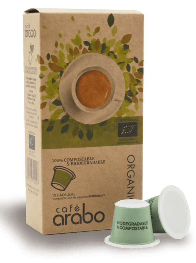 Cápsulas de café Organic 100% compostables y biodegradables
