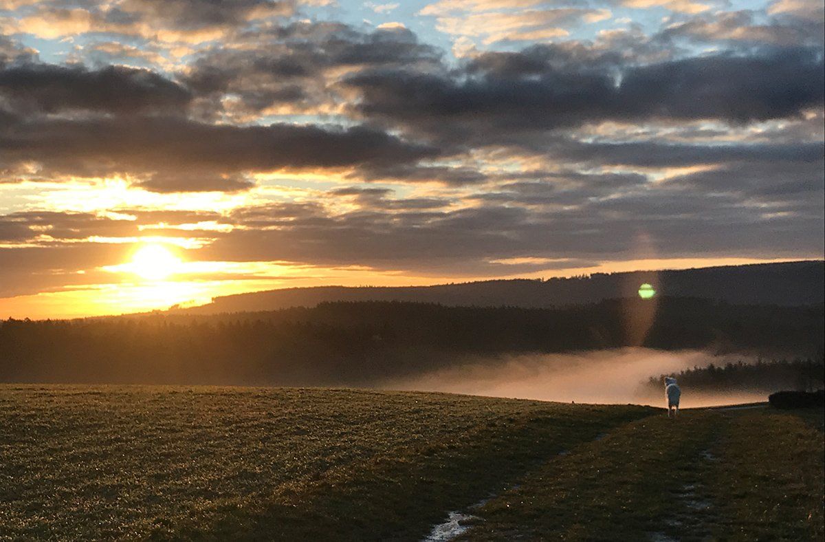 Sonnenaufgang Besinnungsraum Maria Hubert
