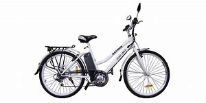 White e-bike bicycle style