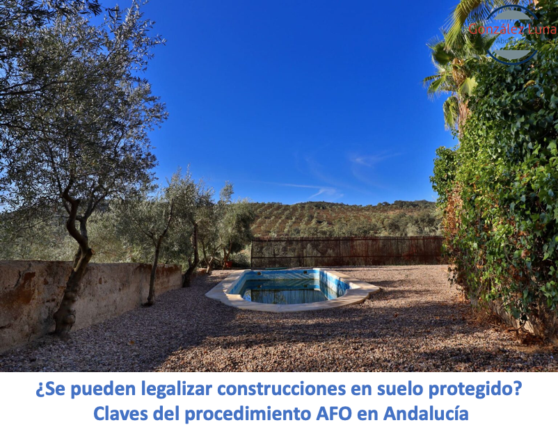 Edificación fuera de ordenación en suelo protegido.