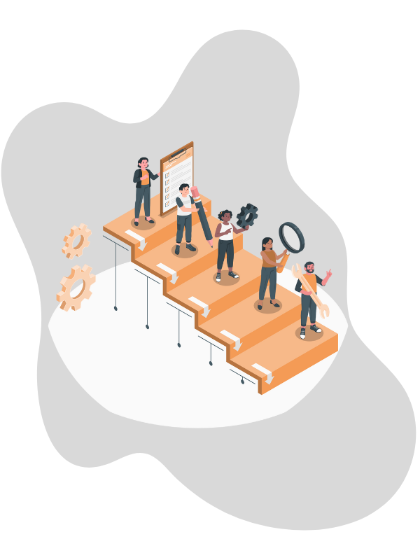 illustrations des étapes illustrations des étapes