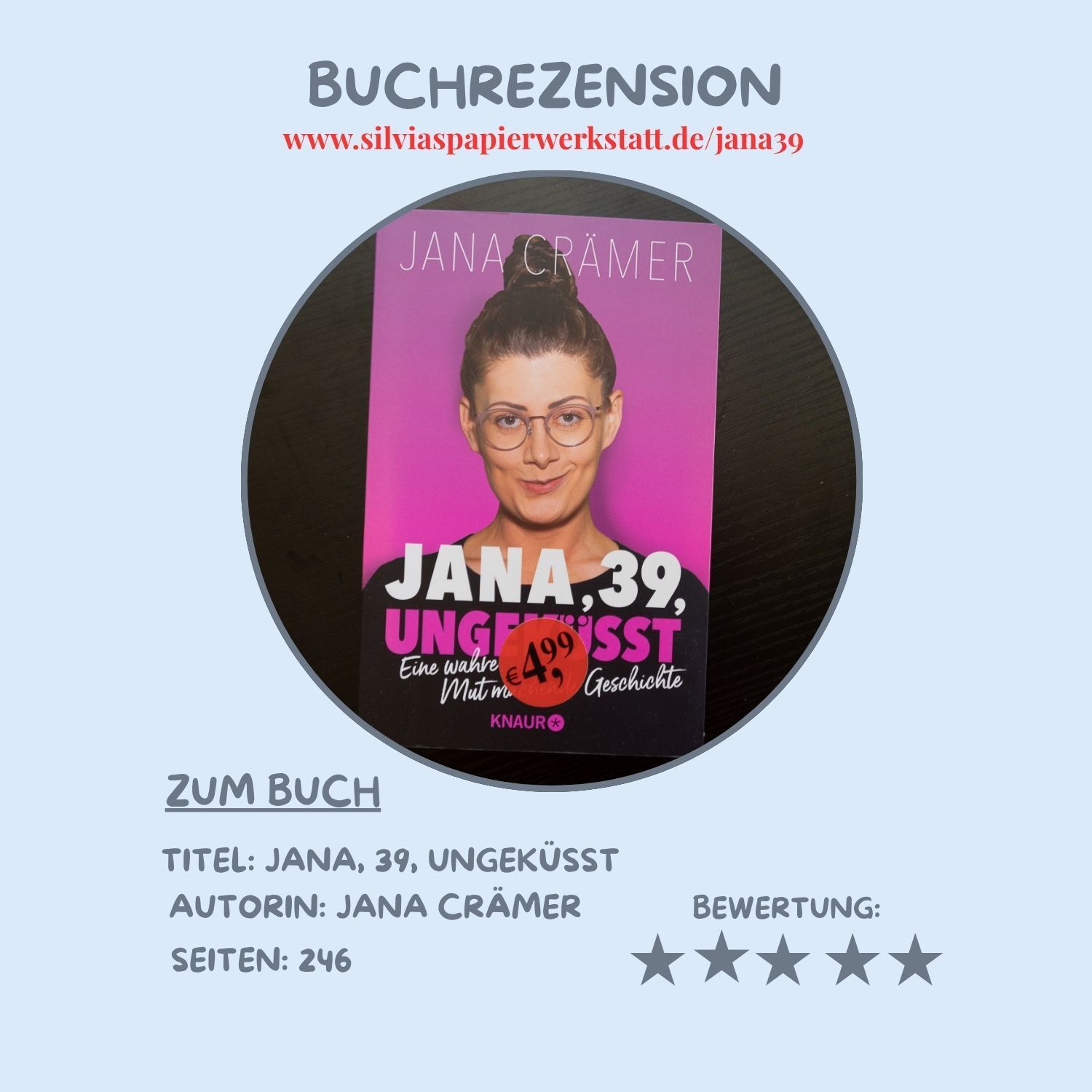 Titelbild zur Buchrezension Jana, 39, ungeküsst