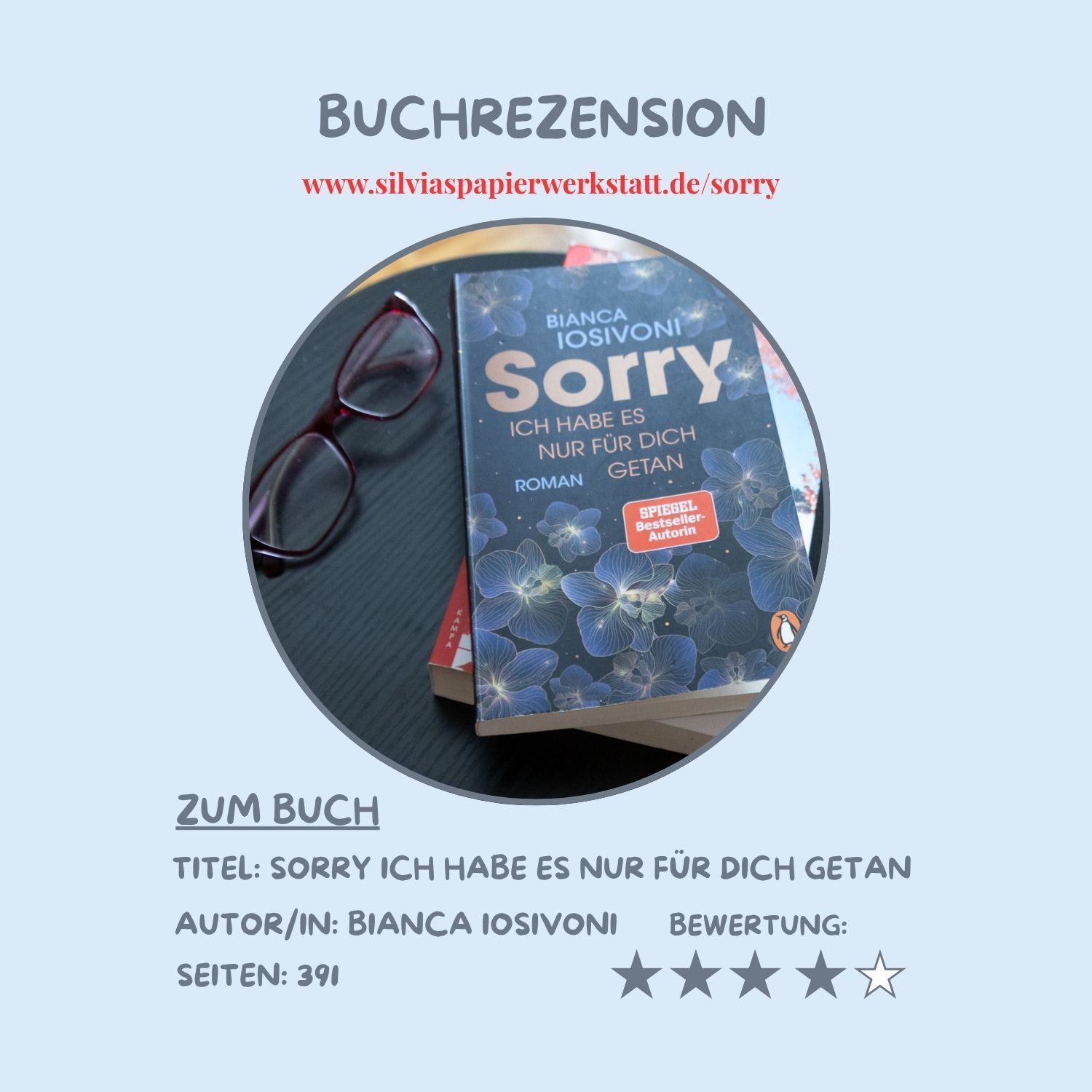 Titelbild zur Buchrezension Sorry Ich habe es für dich getan