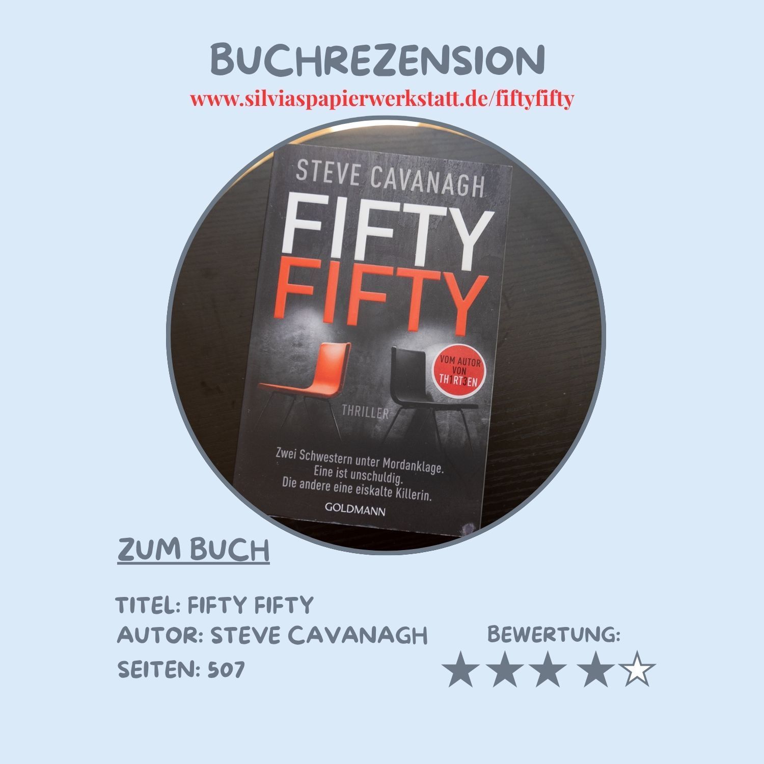 Titelbild zur Buchrezension Fifty Fifty