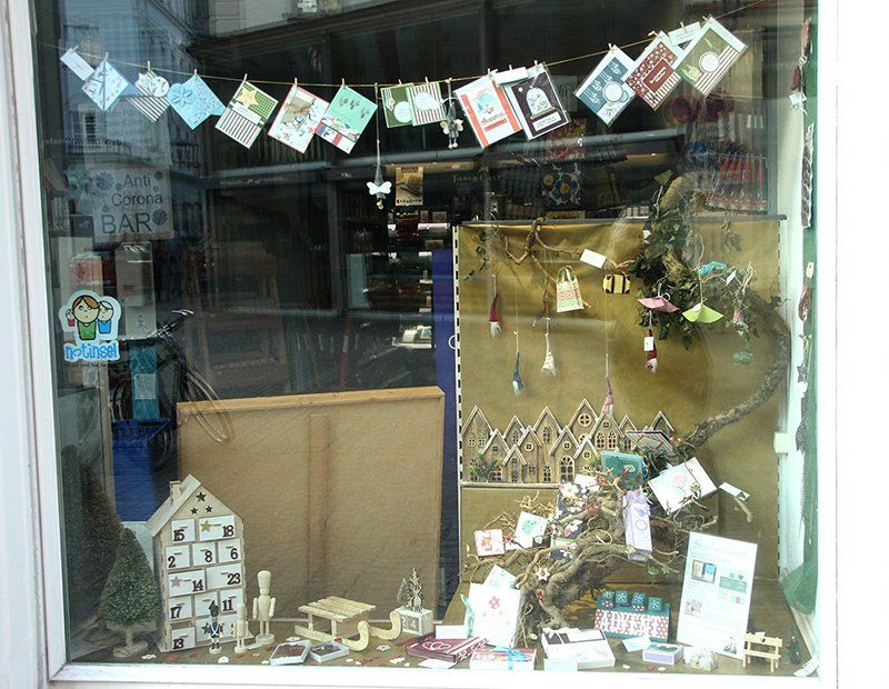 Inselschaufenster Schaufenster mit meinen Produkten