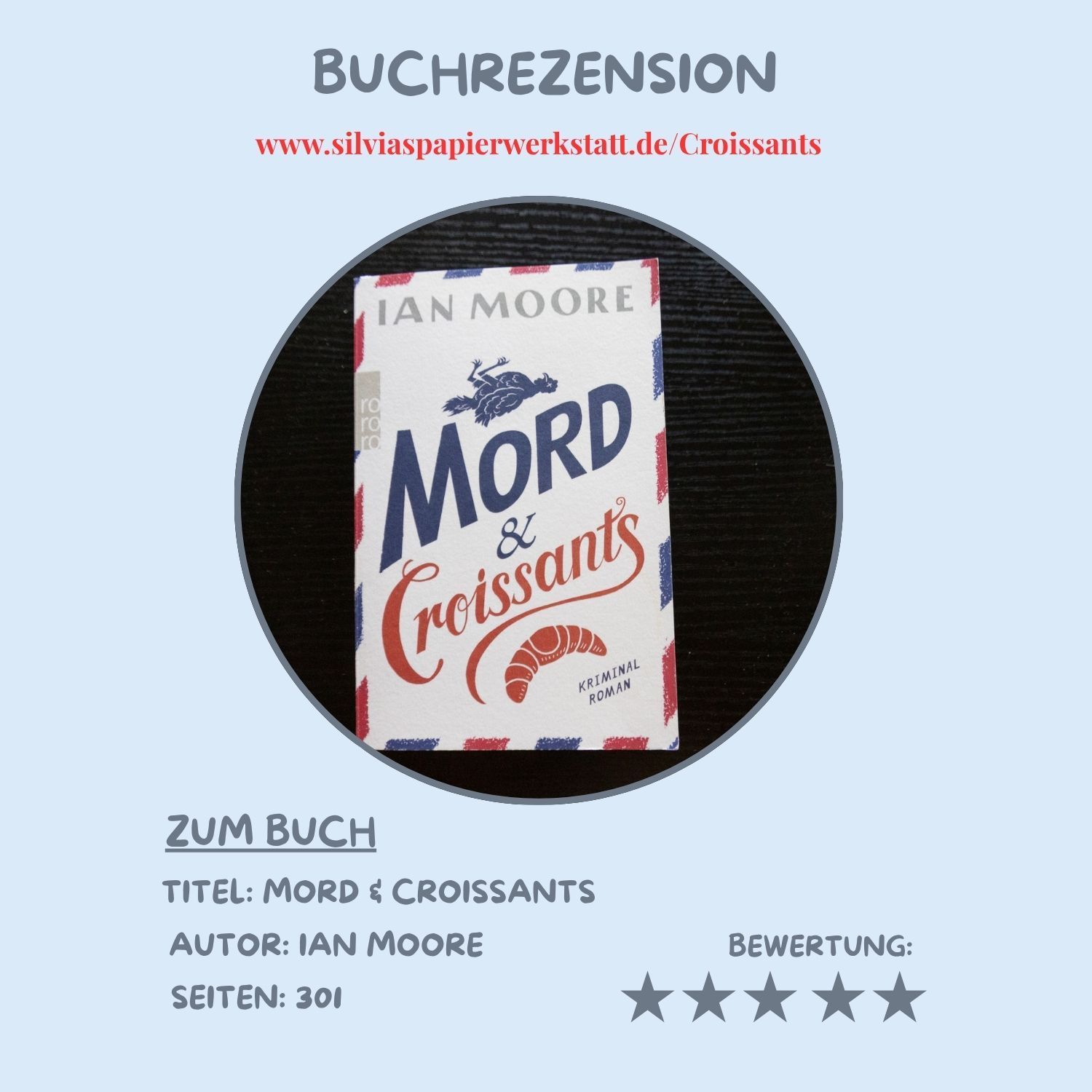 Titelbild zum Krimi Mord & Crossants