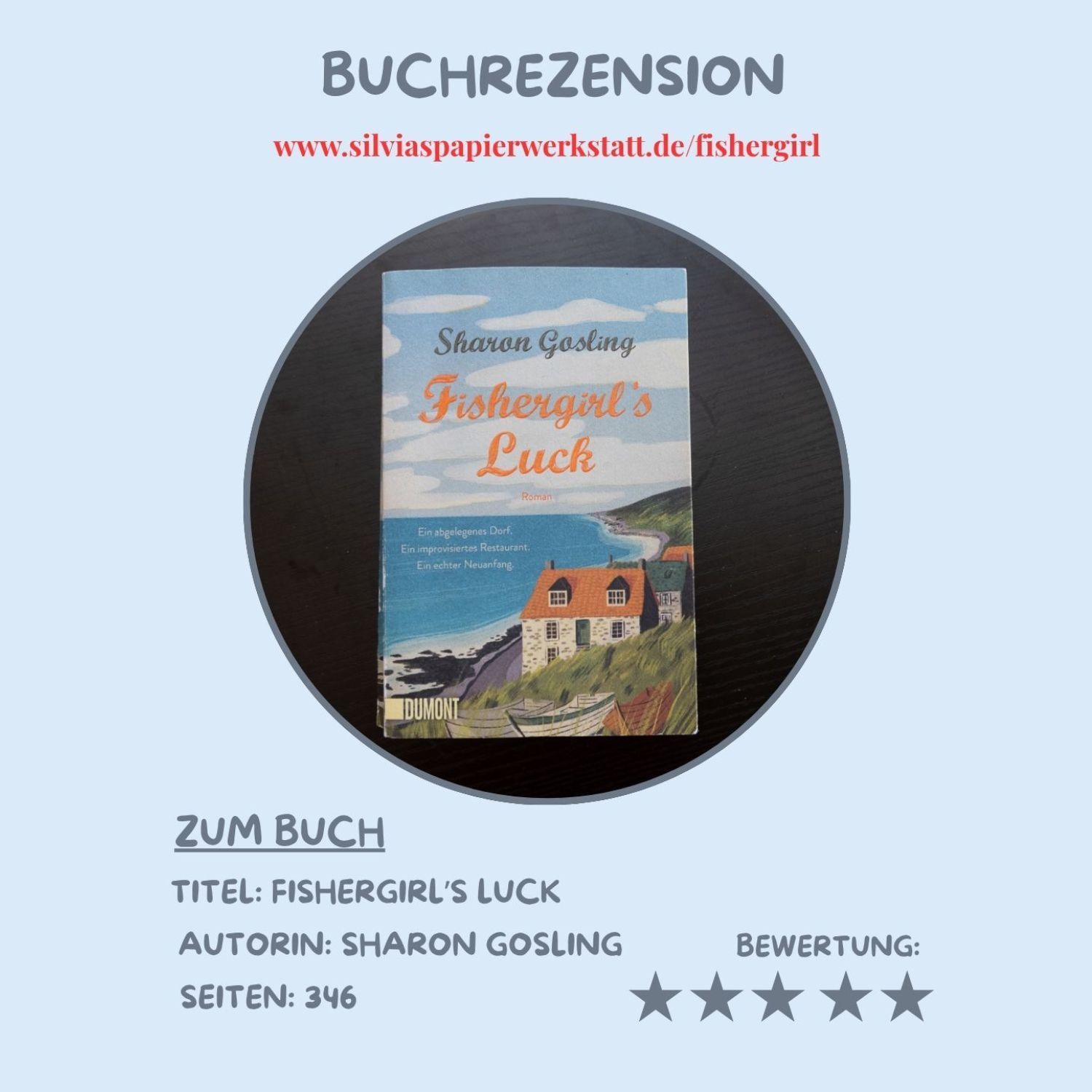 Titelbild zur Buchrezension Fishergirl's Luck