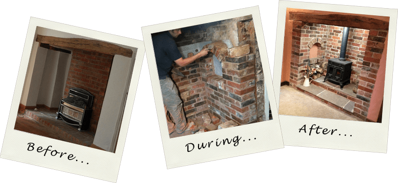 Fireplace build or repair telford builders