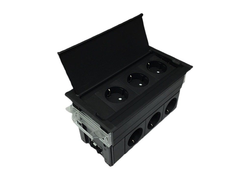 Einbausteckdose, Verschließbare Steckdose USB-C, Kabelklappe