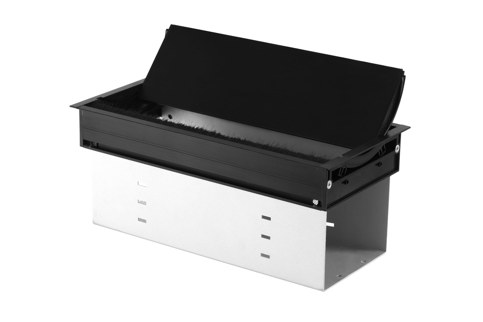 Tischanschlußfeld Schreibtisch, Tisch Kabelauslass, Steckdosenleiste Tischeinbau