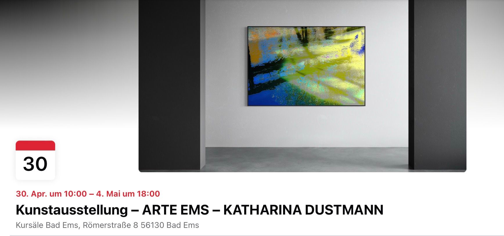 Katharina Dustmann
MALEREI/KLANGBILDER/SOUND OF COLOR