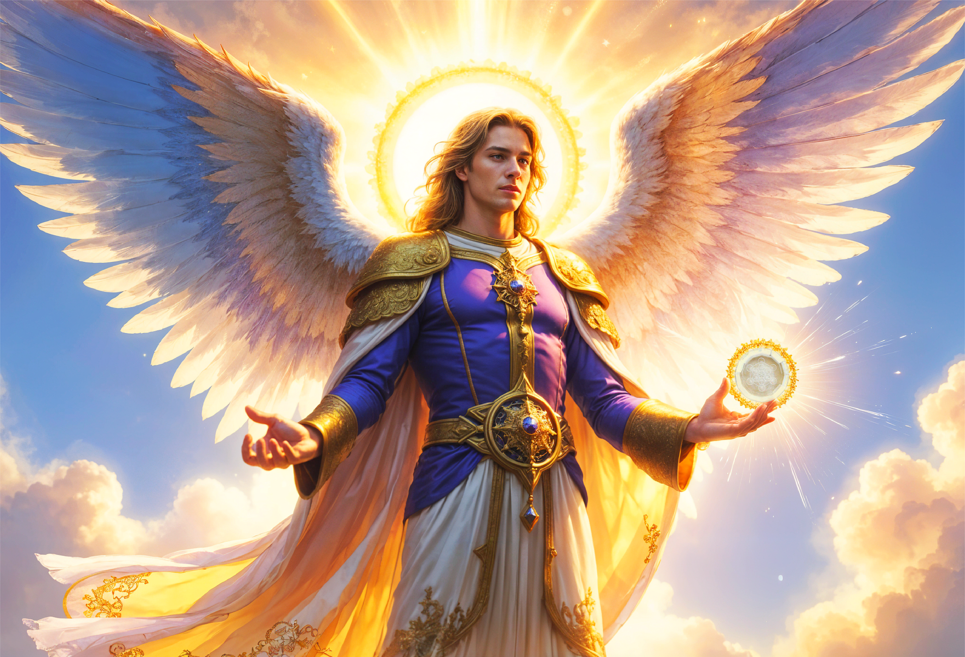 Erzengel Metatron - Kristallklarer Farbstrahl Erzengel Metatron - Kristallklarer Farbstrahl