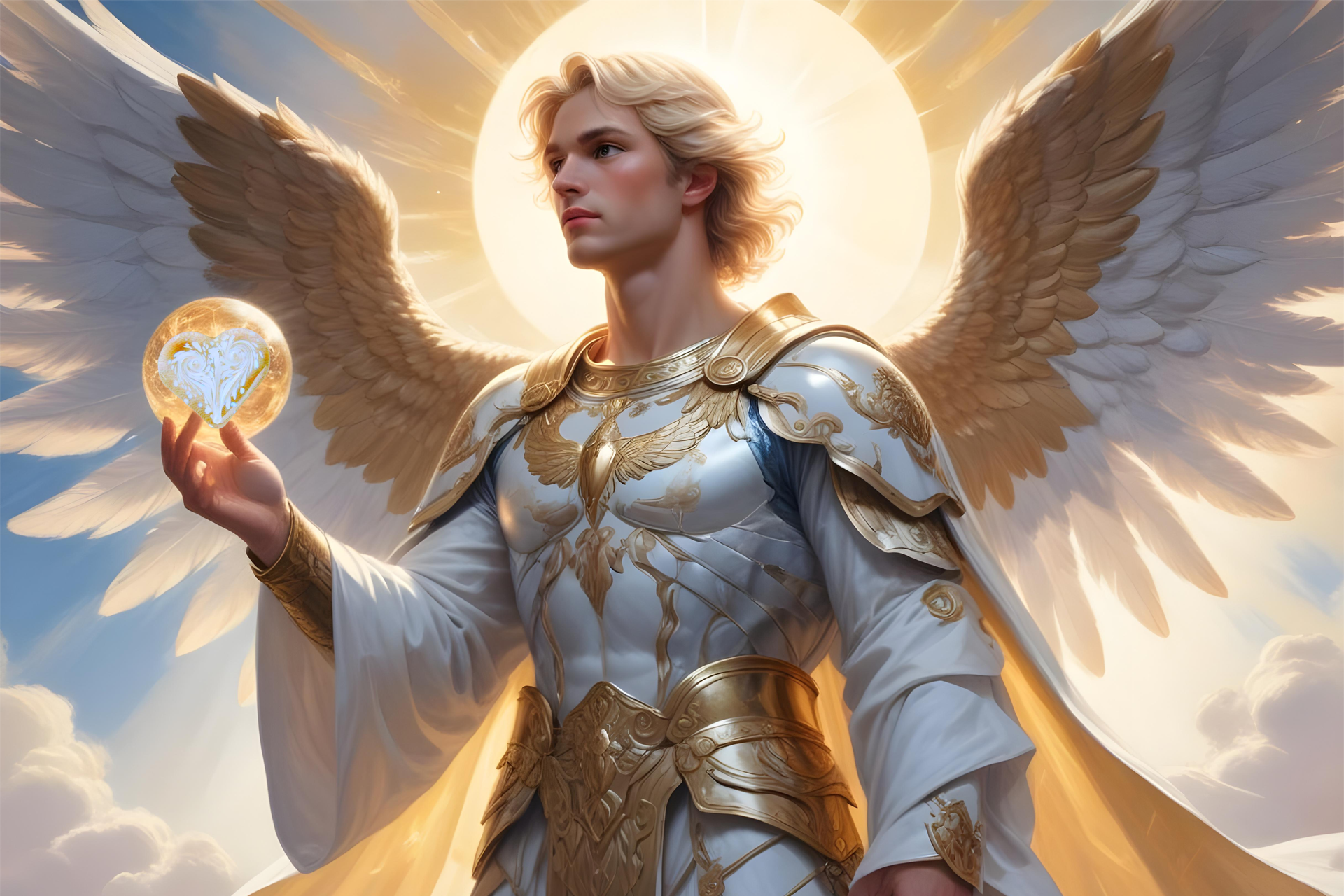 Erzengel Gabriel - Weißer Farbstrahl Erzengel Gabriel - Weißer Farbstrahl