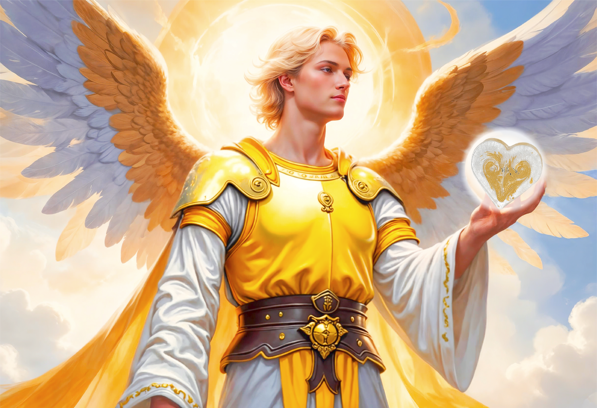 Erzengel Jophiel - Gelber Farbstrahl Erzengel Jophiel - Gelber Farbstrahl