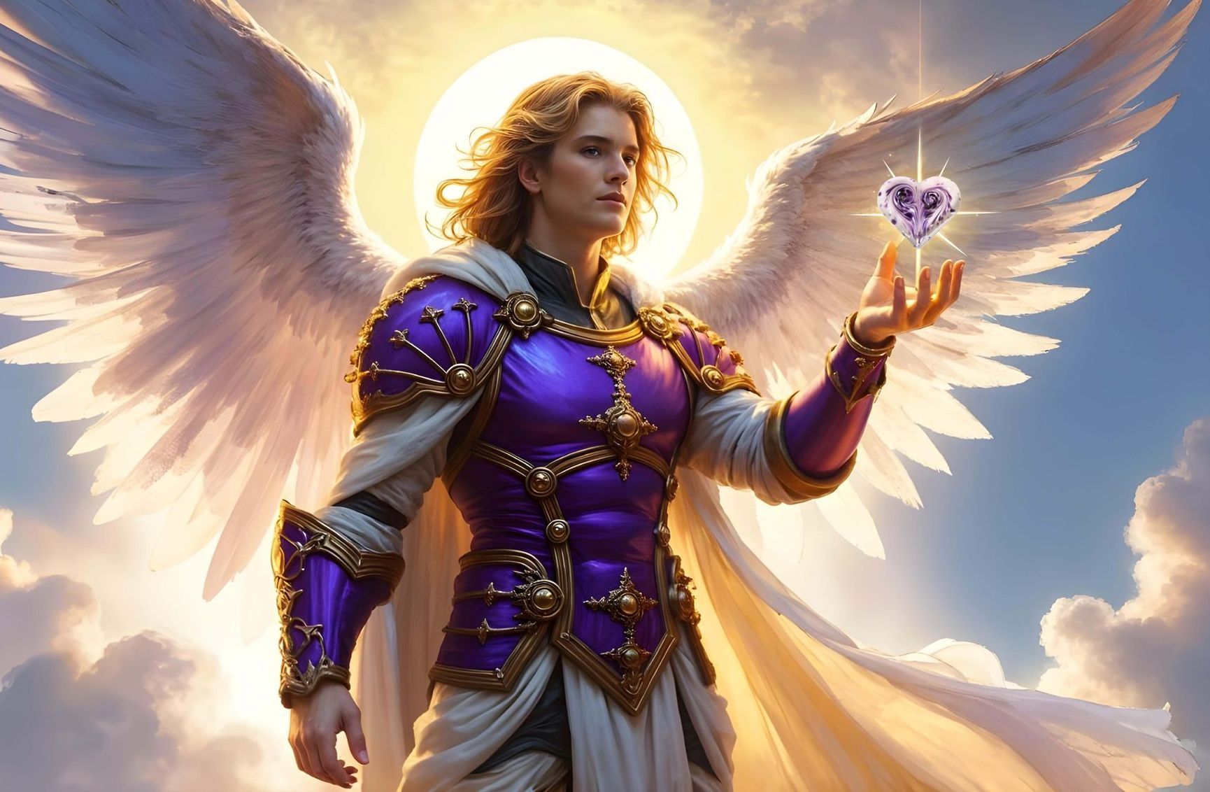 Erzengel Zadkiel - Violetter Farbstrahl Erzengel Zadkiel - Violetter Farbstrahl