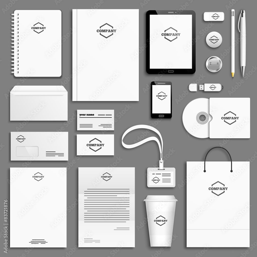 Dahler Print, diverse mögliche Printmedien (Ringbuch, Trinkbecher, Kugelschreiber, Briefpapier, Visitenkarten, usw. mit der möglichen Platzierung eines Logos