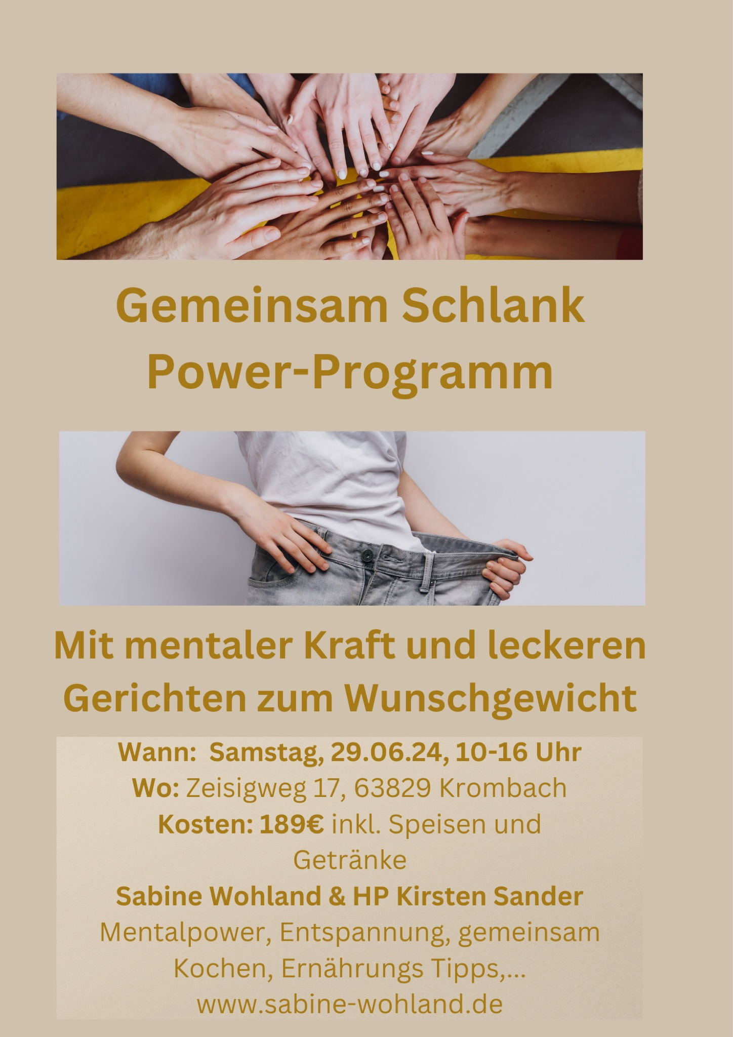 Ernährung, Kochen, Abnehmen Gemeinsam schlank mit mentaler Power