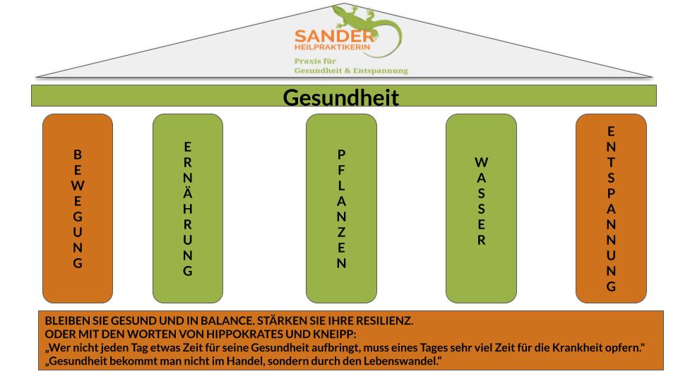 Säulen der Gesundheit Säulen der Gesundheit