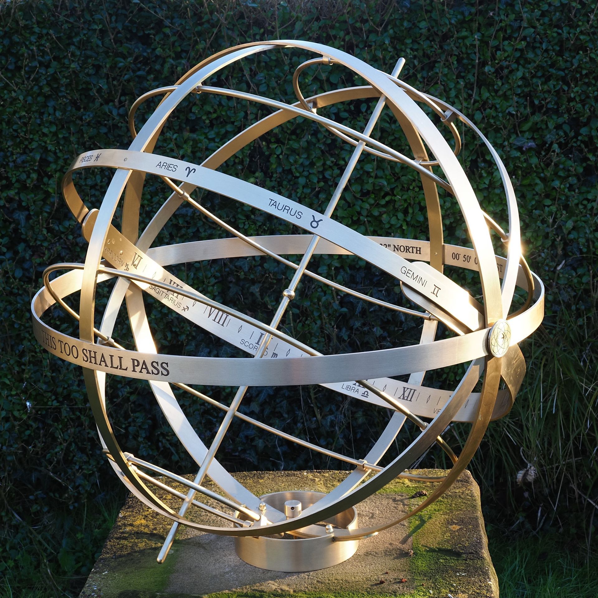Virgo Armillary Sphere 8  ©Stephen_Holehan_Sundials.