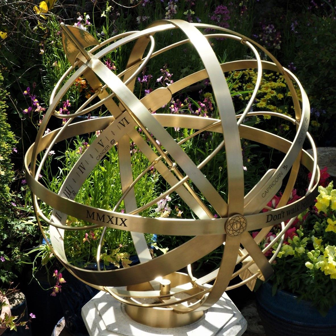 Virgo Armillary Sphere 4  ©Stephen_Holehan_Sundials.