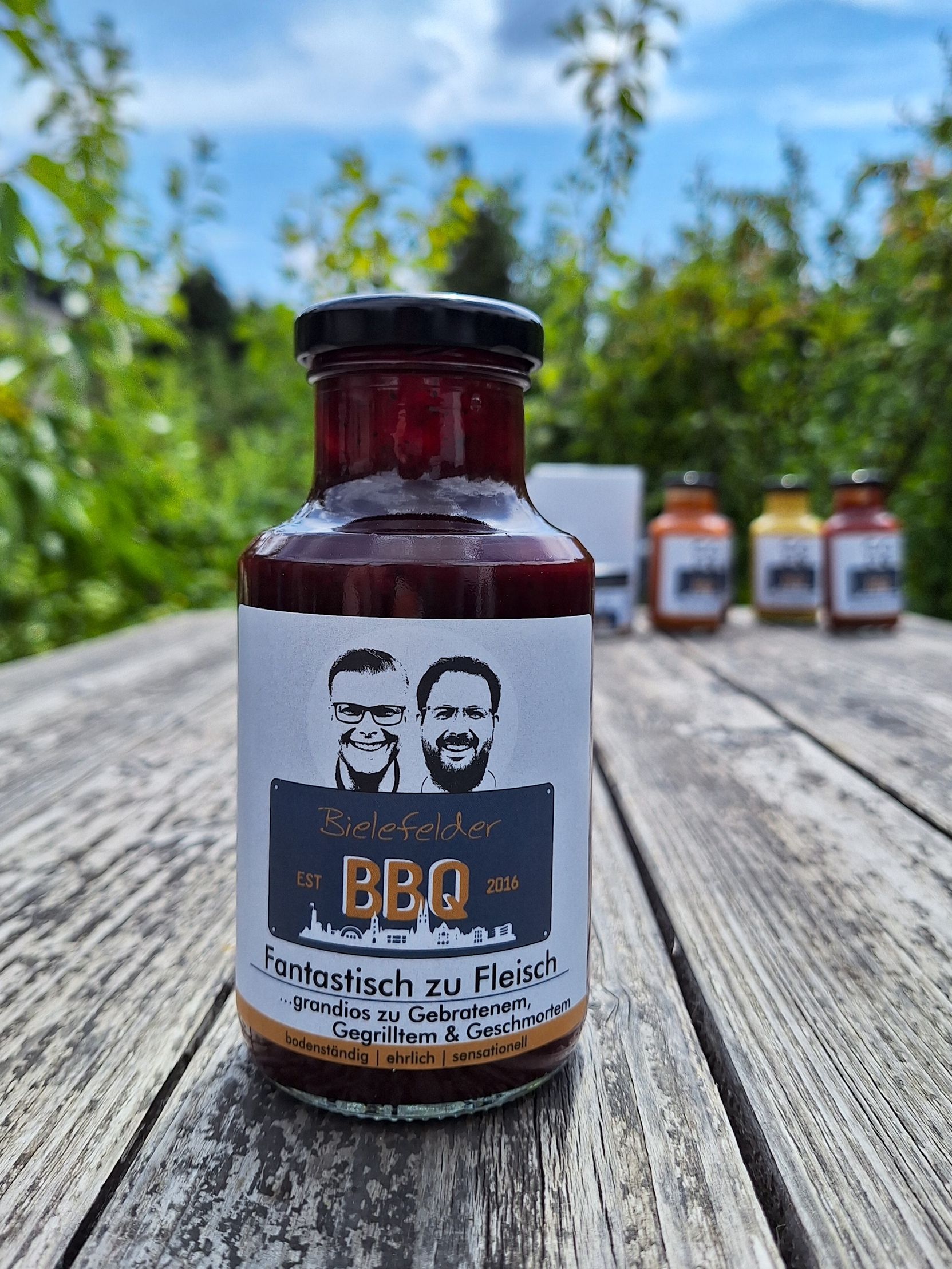 Iss was Gescheites - Gönn Dir Qualität beim Grillen Geil zu Gegrilltem Honig-Senf Chili BBQ-Sauce Grillsauce Soulfood South Carolina