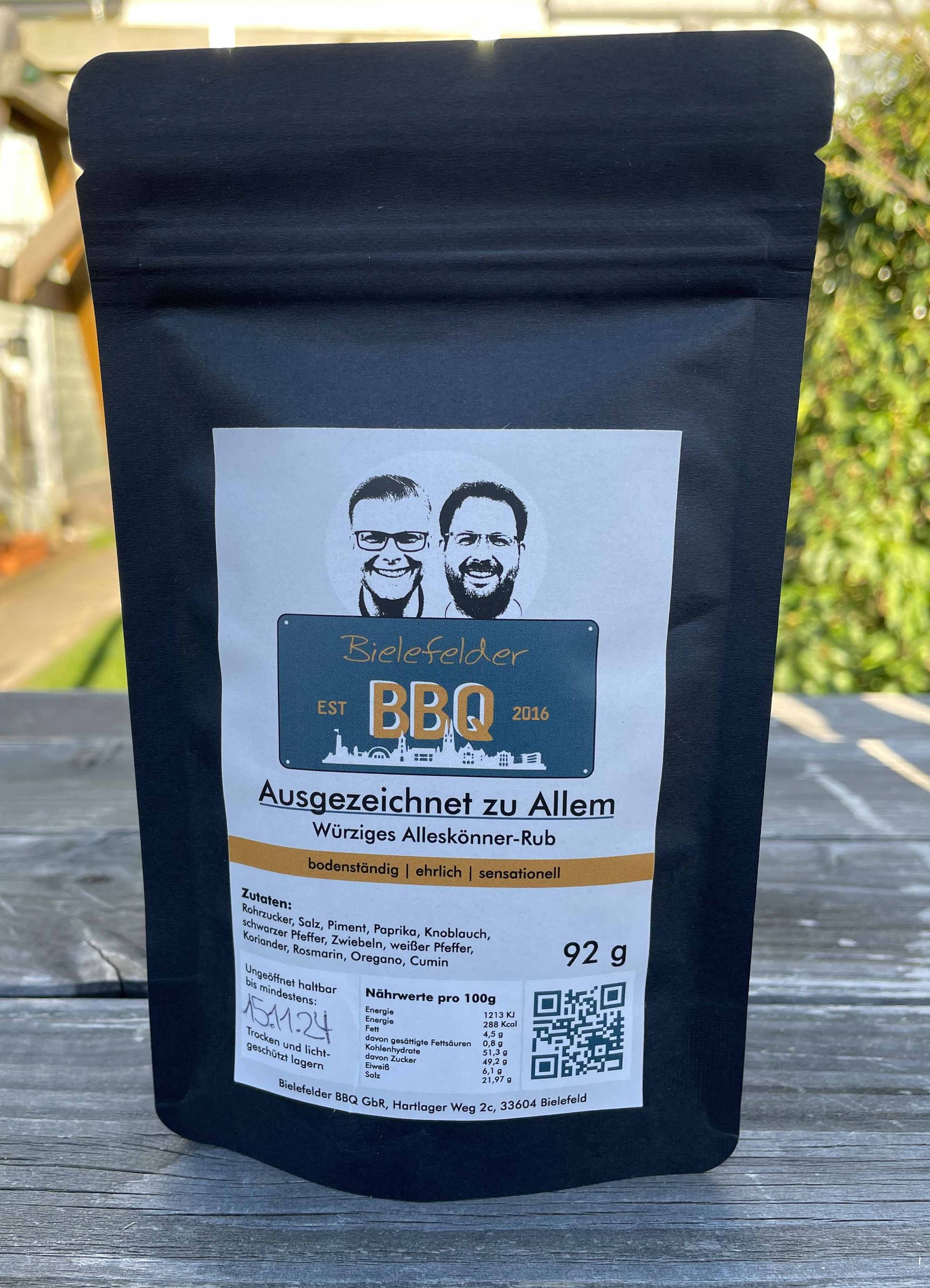 Iss was Gescheites - Gönn Dir Qualität beim Grillen Gewürzmischung Rub BBQ grillen sensationell lecker original USA regional