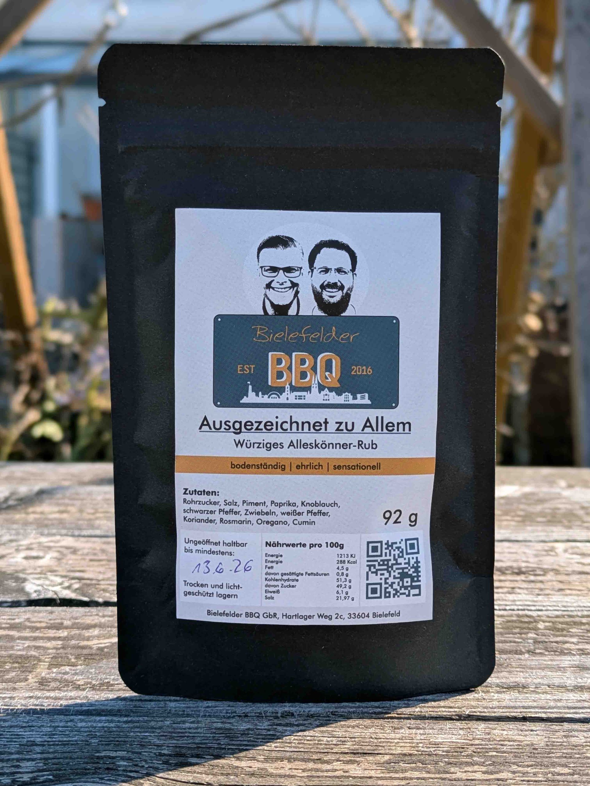 Iss was Gescheites - Gönn Dir Qualität beim Grillen Gewürzmischung Rub BBQ grillen sensationell lecker original USA regional