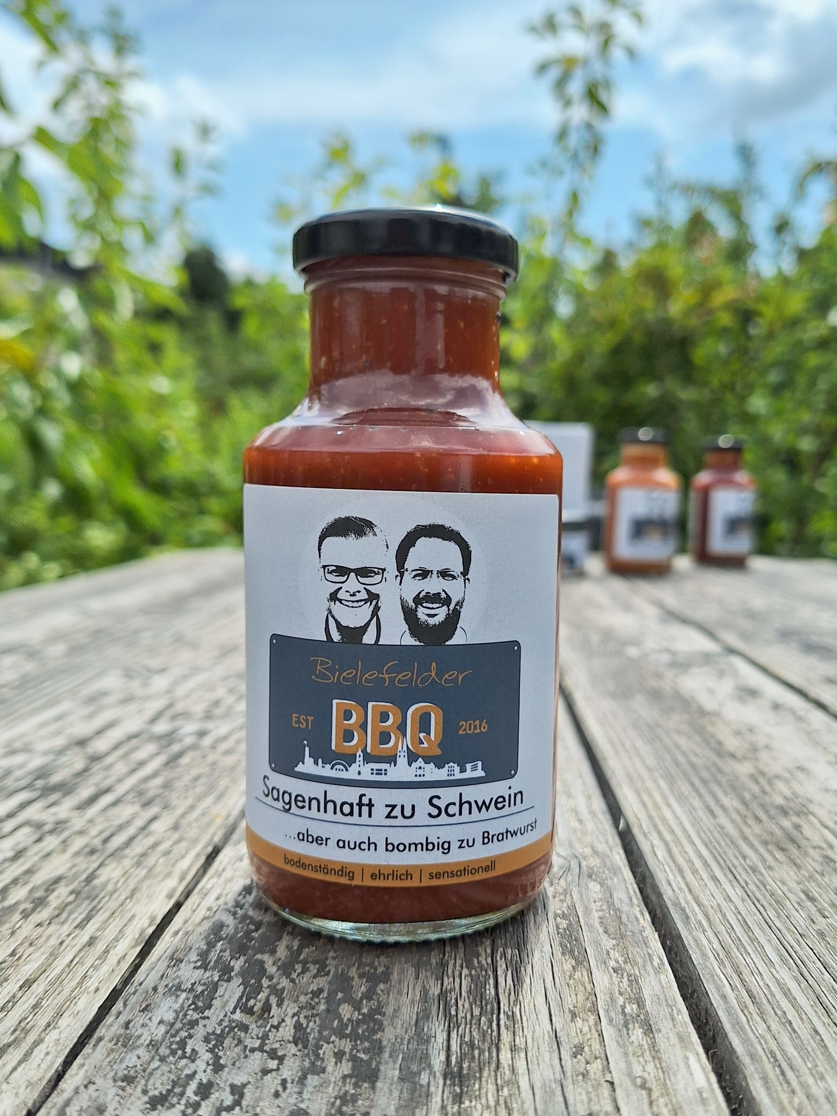 Iss was Gescheites - Gönn Dir Qualität beim Grillen Sagenhaft zu Schwein BBQ-Sauce sensationell geil rauchig schlotzig original USA