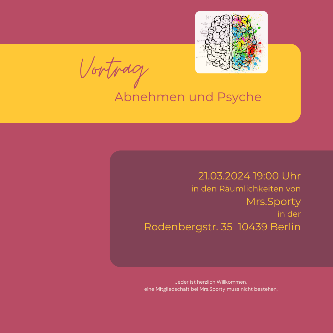 Vortrag Abnehmen und Psyche März 2024