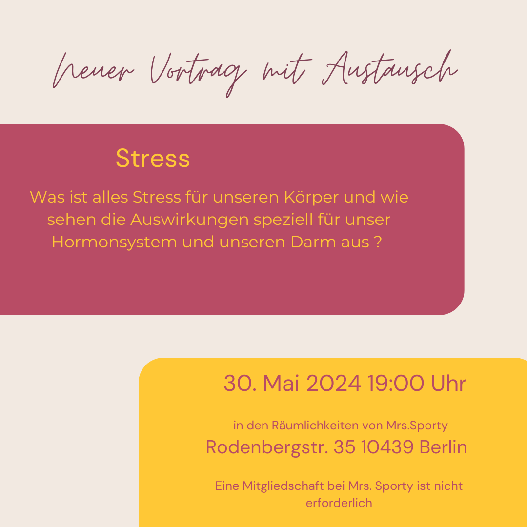 Vortrag Stress Mai 2024