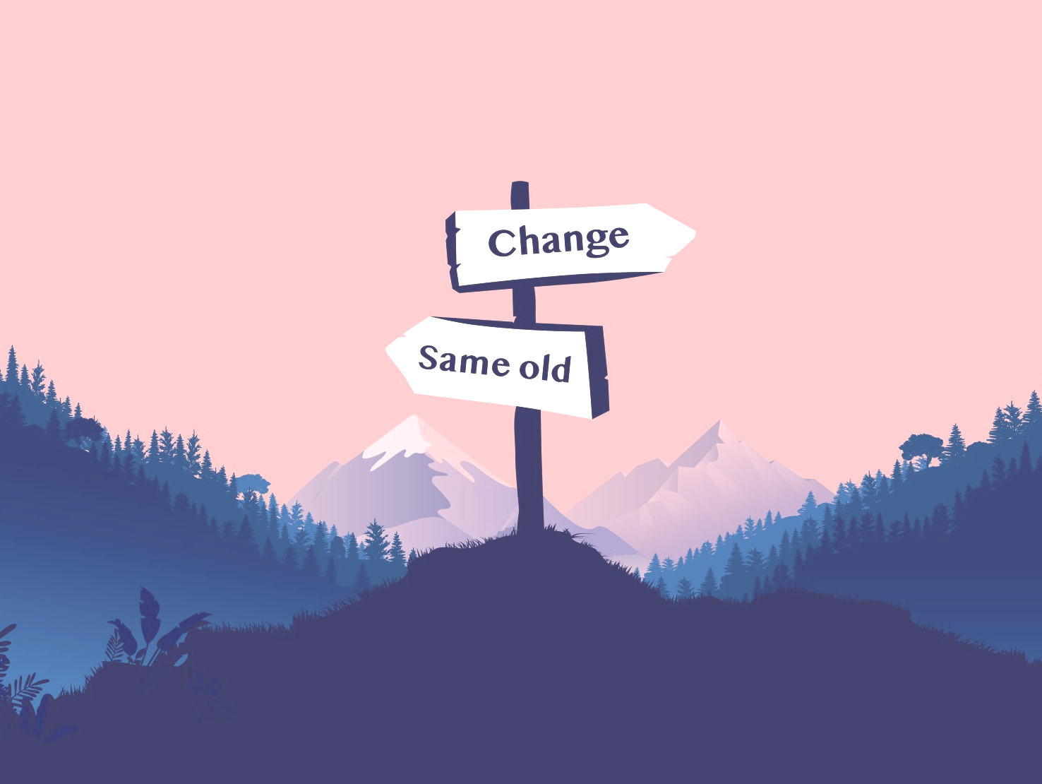 Ändere dein Selbst und dein Leben. Change yourself, your life.