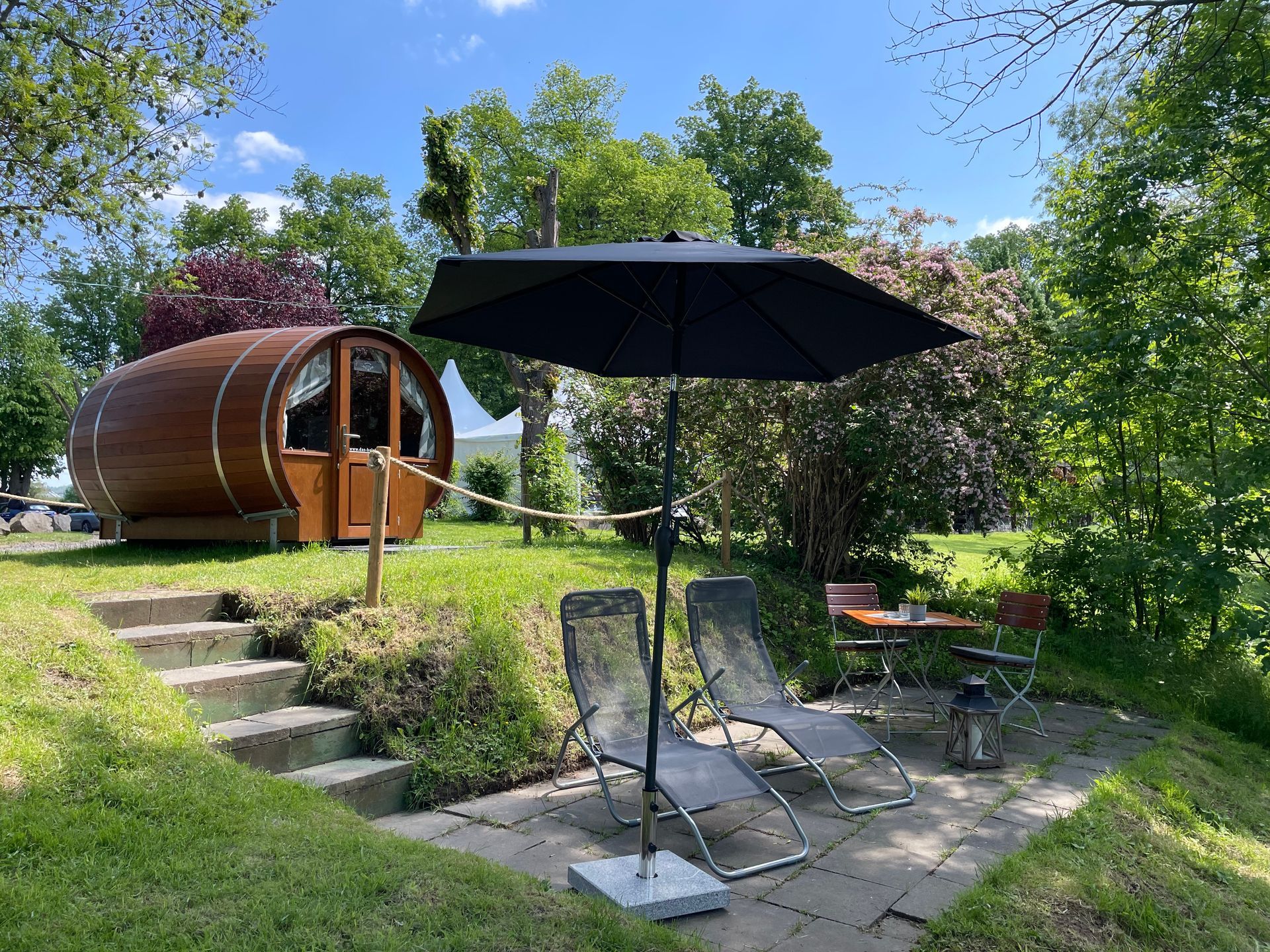 Campingfass mit Moselterrasse