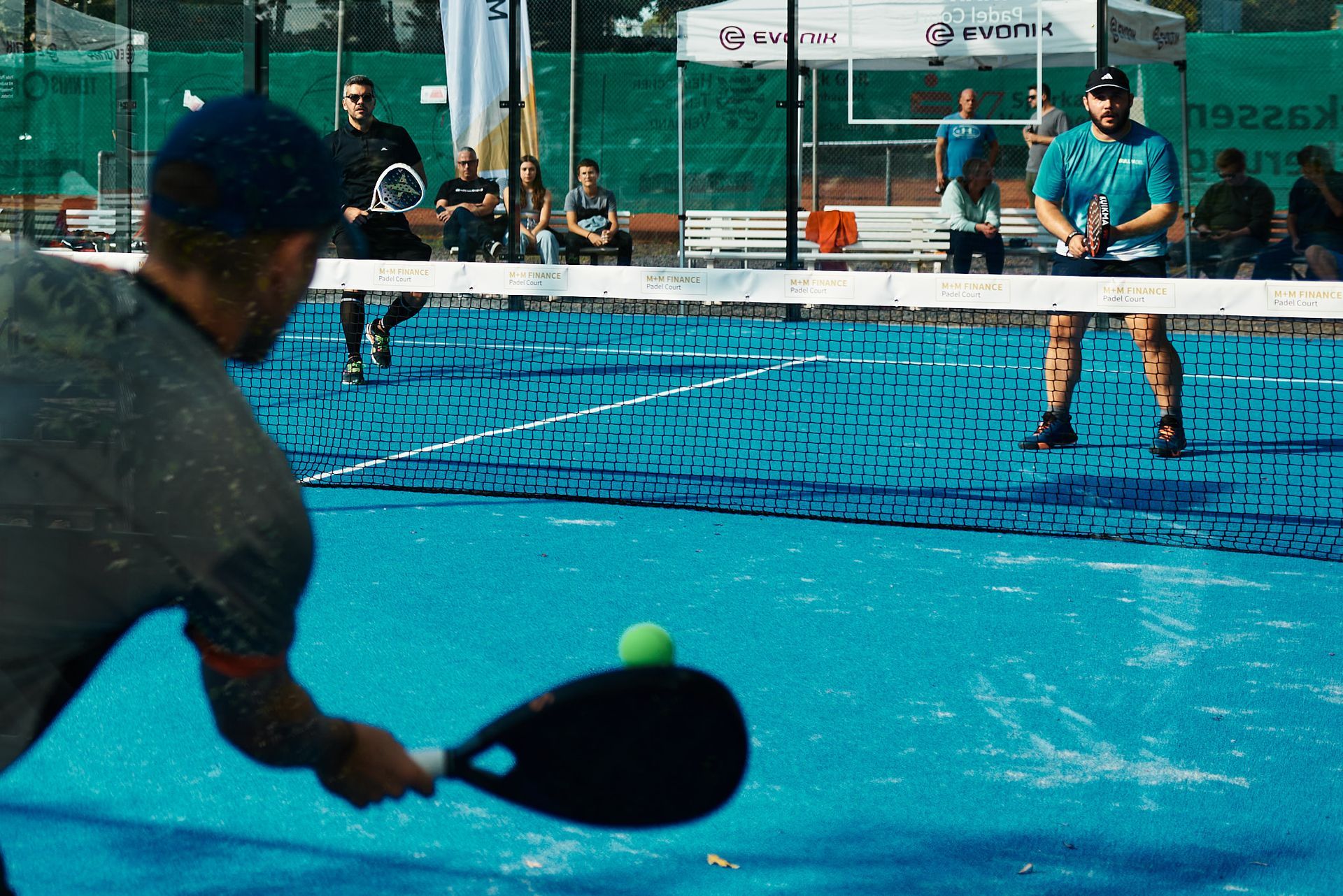 Padel Spieler bei einem Turnier