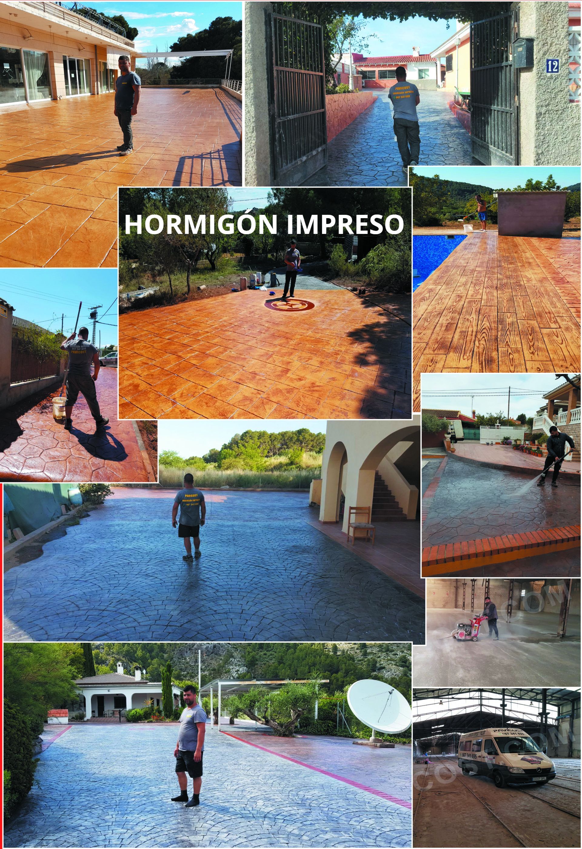 Hormigón impreso, Alicante, Valencia, Castellón Hormigón impreso, Alicante, Valencia, Castellón