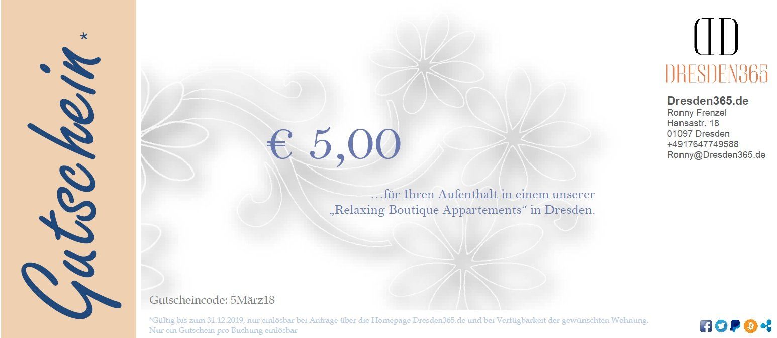 Gutschein über 5,00 €