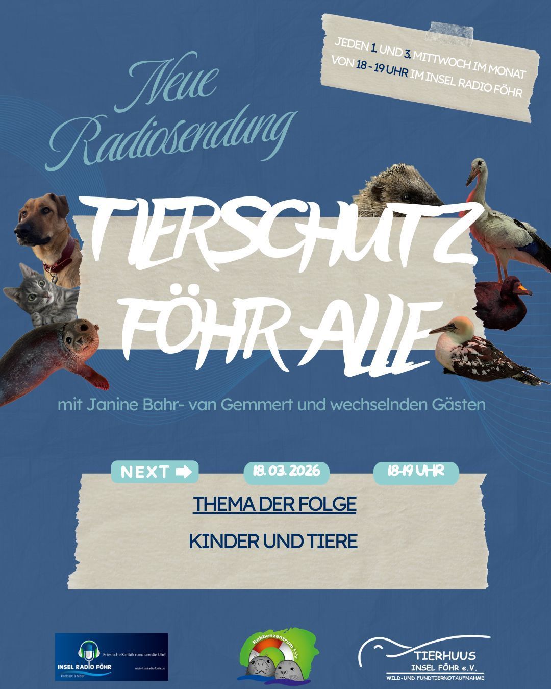 Radiosendung im Inselradio Föhr vom Robbenzentrum