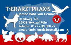 Tierarztpraxis Janine Bahr-van Gemmert Logo Föhr