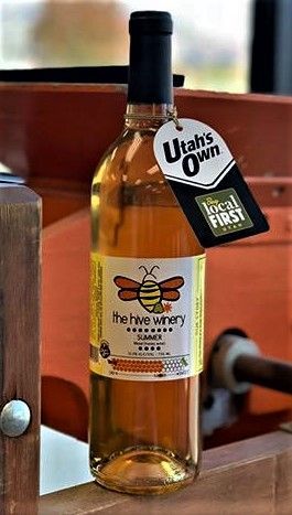 Single bottle of fall mead