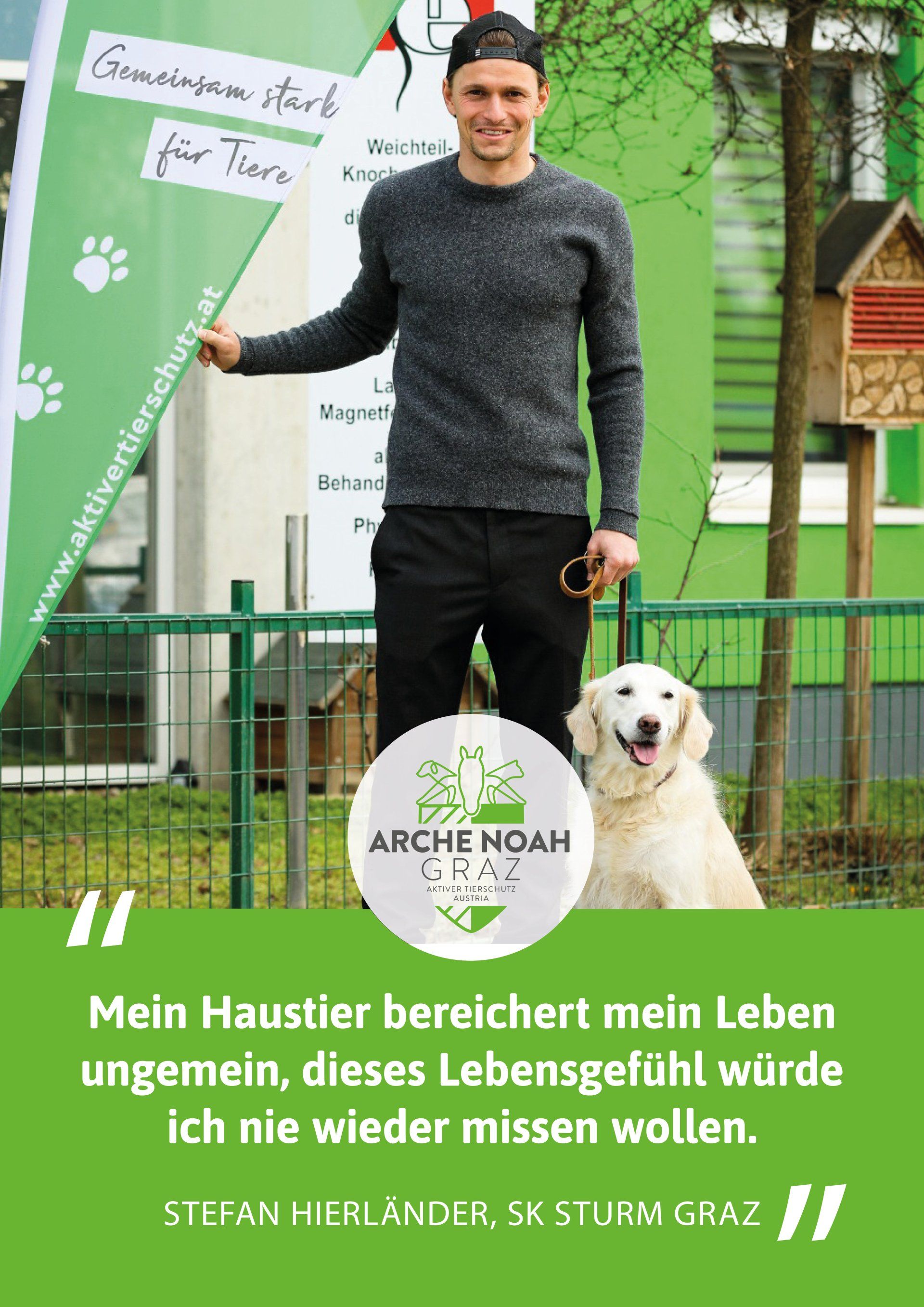 Stefan Hierländer%Arche Noah%Aktiver Tierschutz Austria%Tierheim%Steiermark