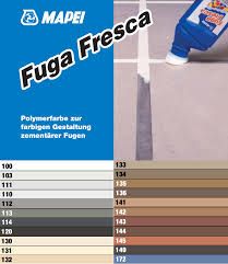 Mapei Fuga Fresca, Frische Fugenfarbe zum Auftragen