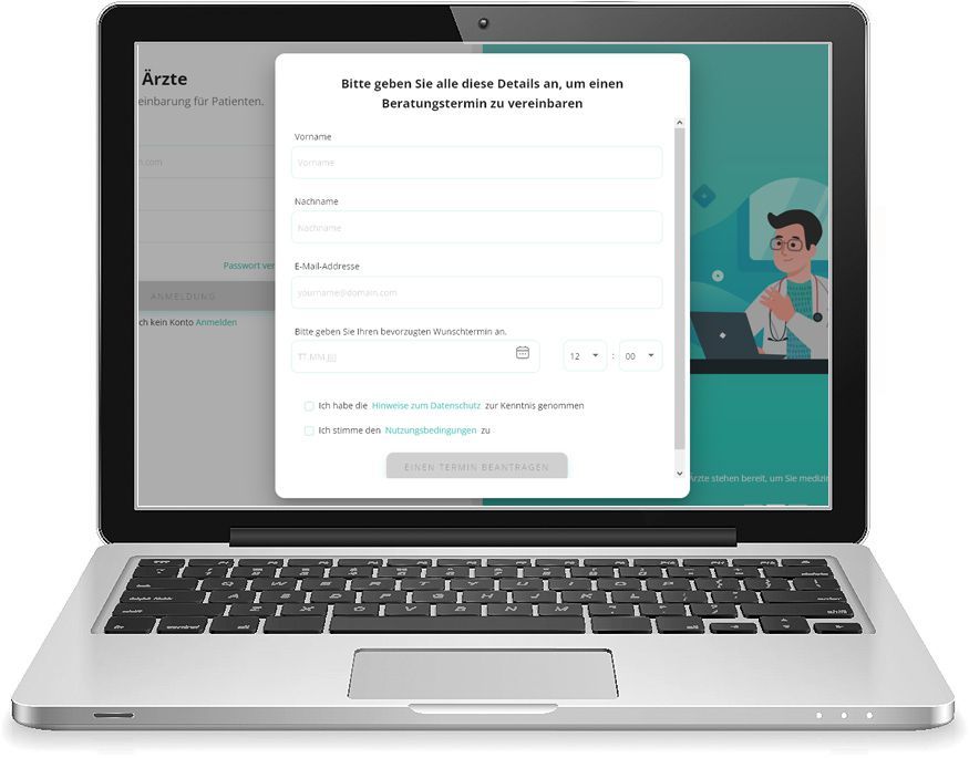 2. Ihre Daten eingeben 2. Ihre Daten eingeben