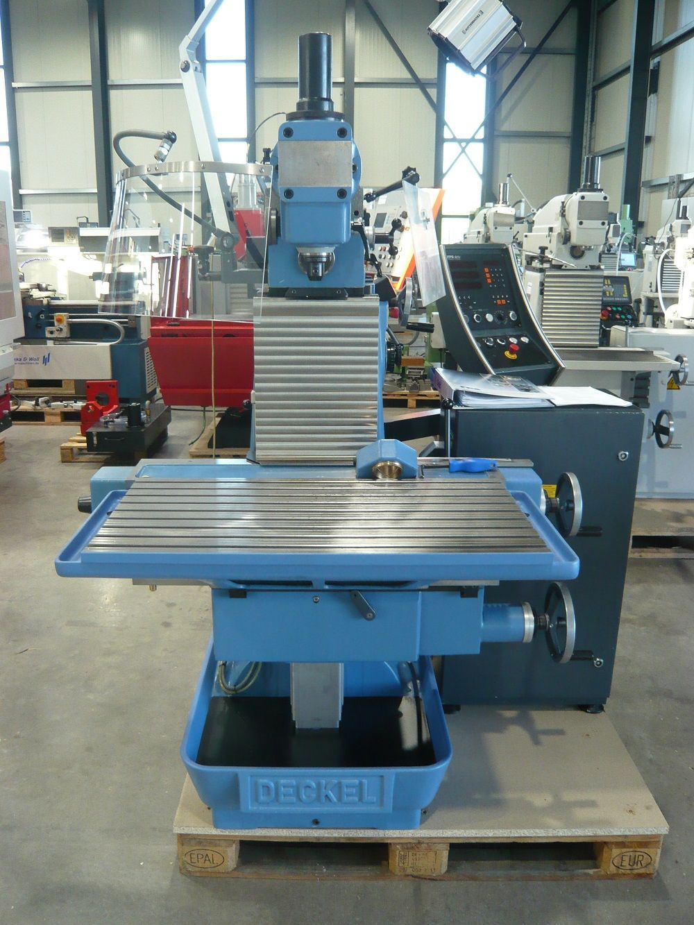 Universalfräsmaschine Deckel FP3, gebrauchte Fräsmaschine, heneka+Woll, hw-maschinen.de,