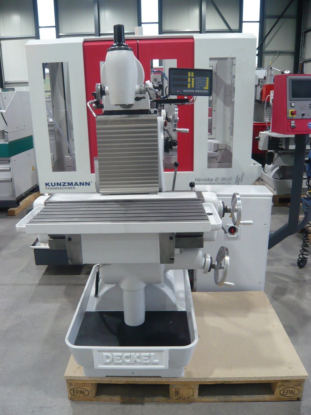 Fräsmaschine Deckel FP2; gebrauchte Fräsmaschine, hw-maschinen.de